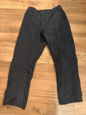 Stampd Black Nylon Straight Fit Pants Size M